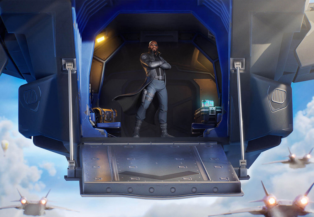 Ник Фьюри из вселенной героев Marvel появился в Fortnite