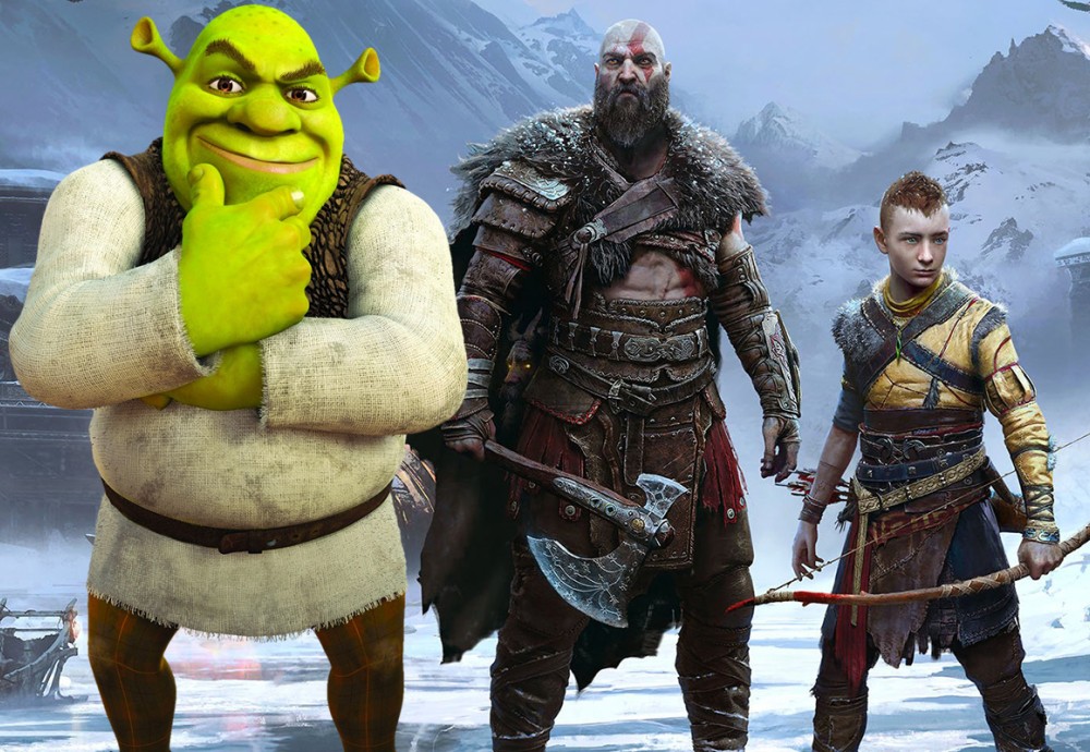 В сети заметили подозрительное сходство между God of War: Ragnarok и фильмами о Шреке