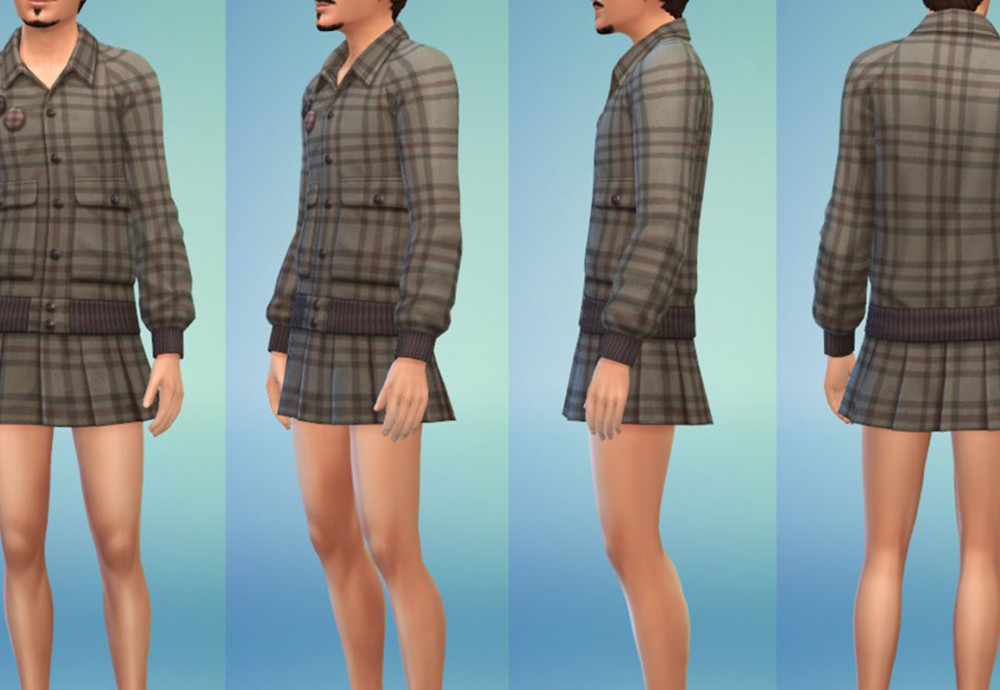 DLC для The Sims 4 добавит в игру мужские пальто с юбкой